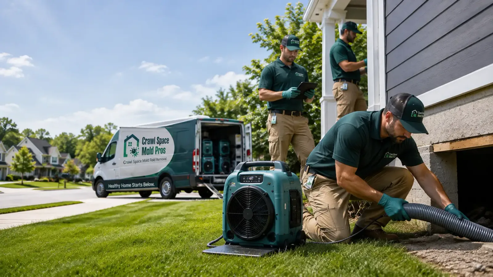 Crawl Space Mold Removal in Meredith, NH